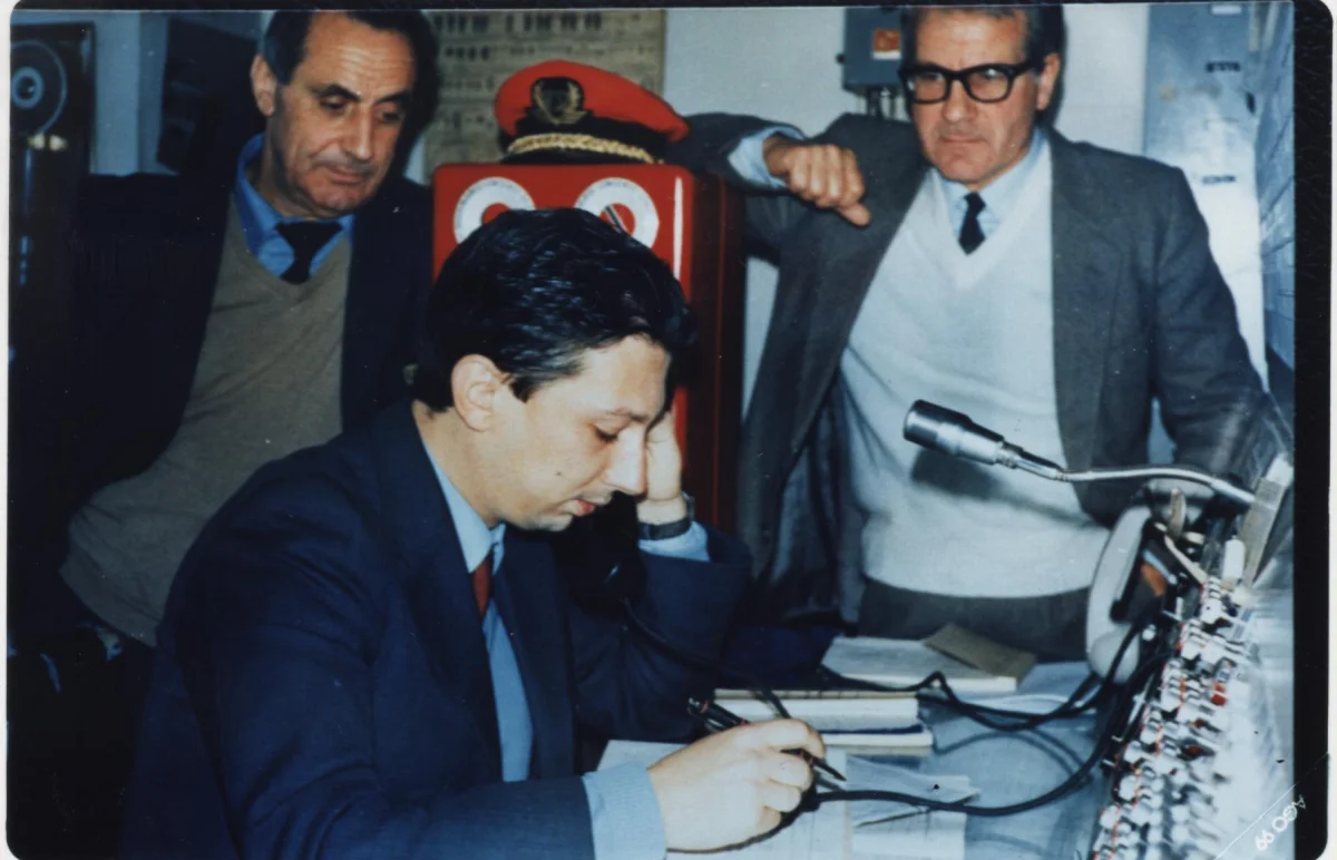 Fotografia di archivio delle attività ferroviarie